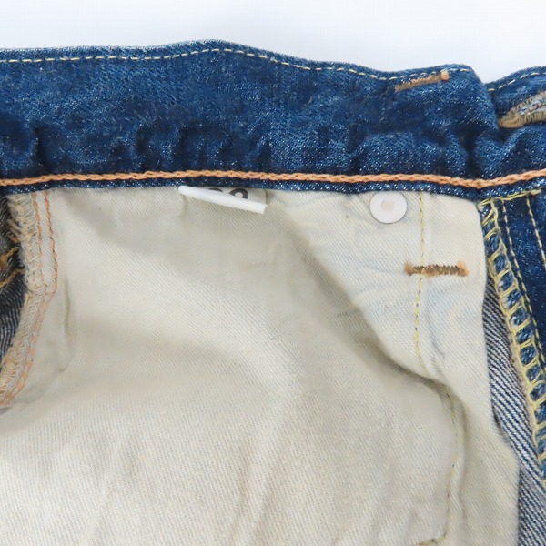 実際に弊社で買取させて頂いたDOUBLE WORKS/ダブルワークス 551 GRIPEER ZIPPER/グリッパージッパー デニムパンツ /28の画像 7枚目