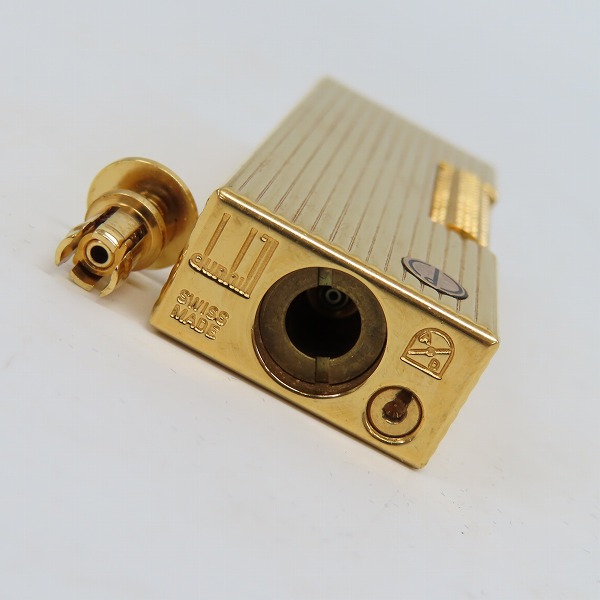 実際に弊社で買取させて頂いたdunhill/ダンヒル サイドローラーガスライター ゴールドの画像 2枚目