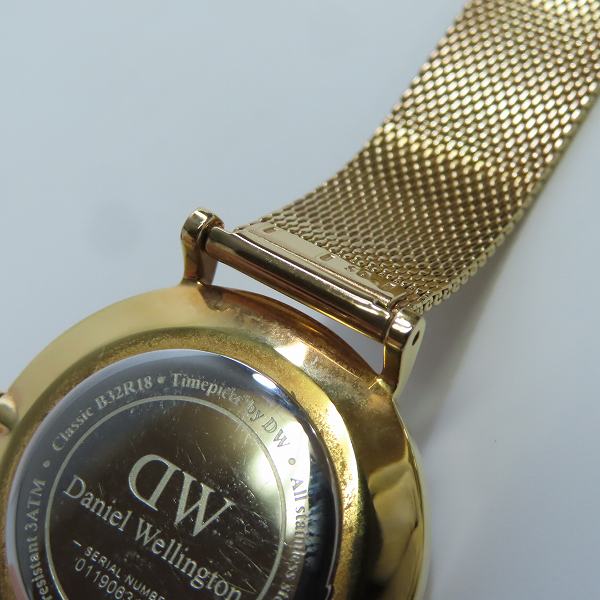 実際に弊社で買取させて頂いたDanielWellington/ダニエルウェリントン classic レディース 腕時計 B32R18 替えベルト付きの画像 6枚目
