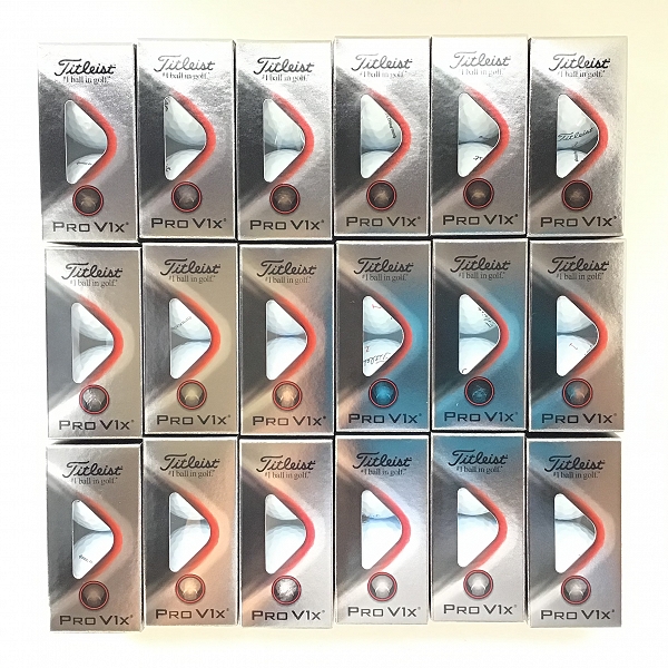 実際に弊社で買取させて頂いた【未使用】Titleist/タイトリスト PRO V1x ゴルフボール 3ダース