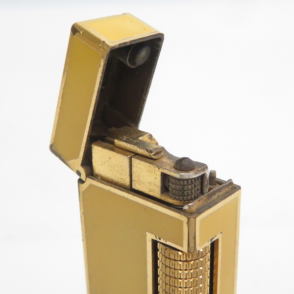 実際に弊社で買取させて頂いたdunhill/ダンヒル サイドローラーガスライター イエローの画像 6枚目