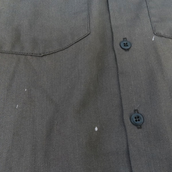 実際に弊社で買取させて頂いたDickies/ディッキーズ USA製 ヴィンテージ ビンテージ ワークシャツ/15-15.5の画像 7枚目
