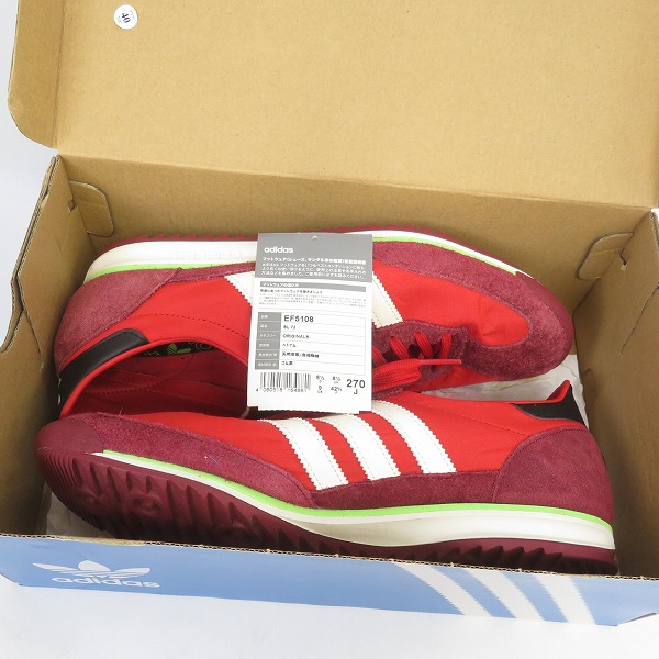 実際に弊社で買取させて頂いたadidas/アディダス SL 72/エスエル 72 スニーカー EF5108/27の画像 8枚目