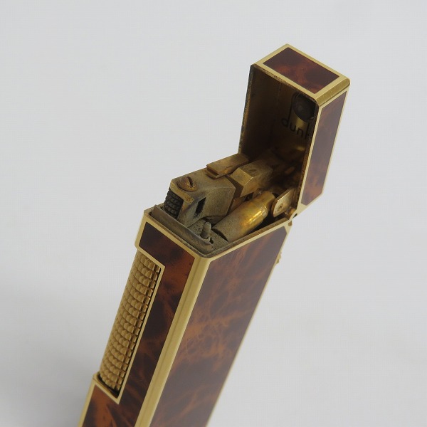 実際に弊社で買取させて頂いたdunhill/ダンヒル デミブラウン柄 ローラー ガスライターの画像 4枚目