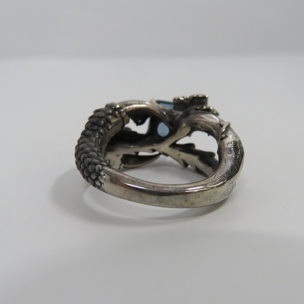 実際に弊社で買取させて頂いた【ギャラ付き】Bloody Mary/ブラッディマリー バルブリング w/ロンドン ブルートパーズ/ダイヤ 17号の画像 3枚目