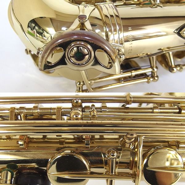 実際に弊社で買取させて頂いた★SELMER/セルマー アルトサックス SA80/Super Action 80 SERIE Ⅱ/シリーズ2 彫刻有り 58万台 ハードケース付 の画像 5枚目
