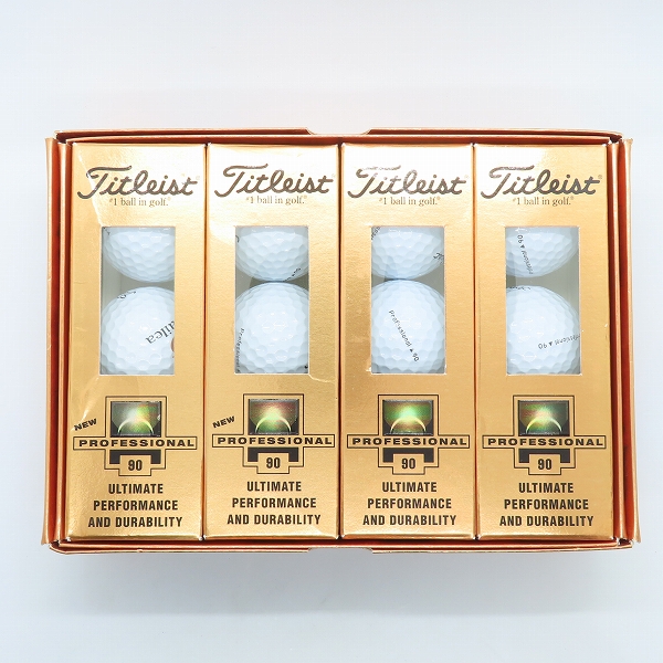 実際に弊社で買取させて頂いた【未使用/オウンネーム】Titleist/タイトリスト PROFESSIONAL90 ゴルフボール 1ダース