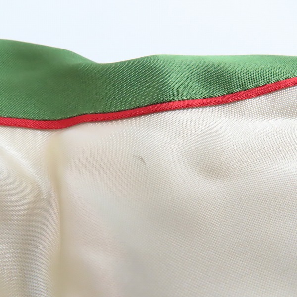 実際に弊社で買取させて頂いたTHE FLAT HEAD/フラットヘッド 龍/日本地図/鷹 リバーシブル スカジャン /XLの画像 8枚目