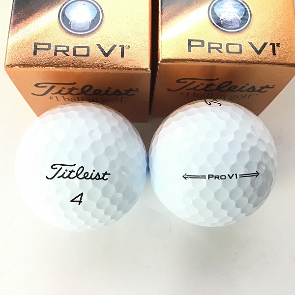実際に弊社で買取させて頂いた（4）【未使用】Titleist/タイトリスト PRO V1 ゴルフボール1ダースの画像 2枚目