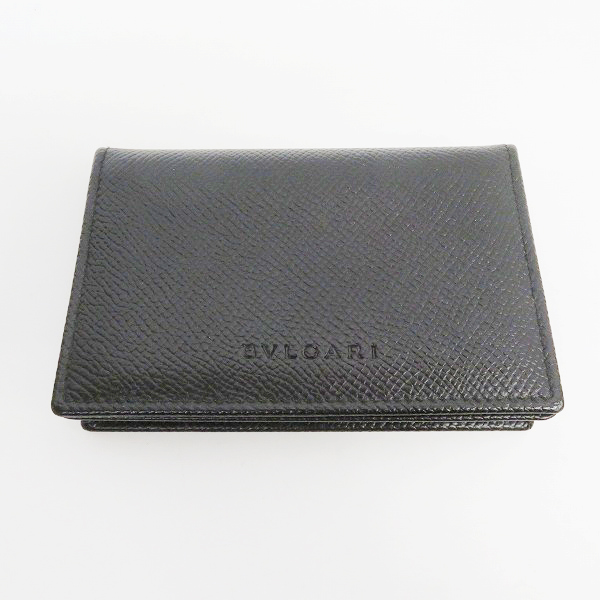 実際に弊社で買取させて頂いたBVLGARI/ブルガリ グレインレザー カードケース/名刺入れ