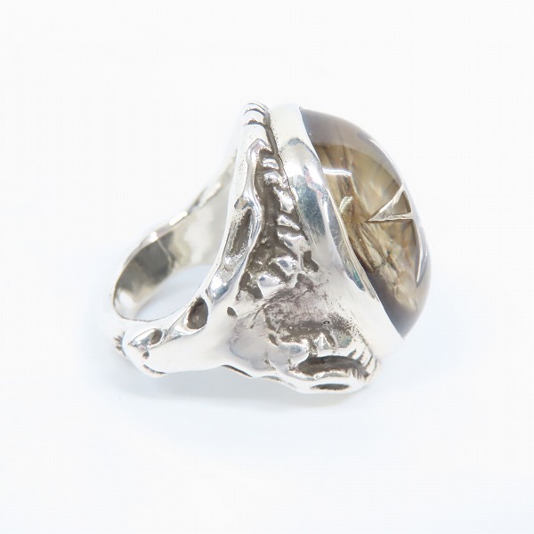 実際に弊社で買取させて頂いたALEX STREETER/アレックスストリーター エンジェルハート リング アンモライト/14.5号の画像 4枚目