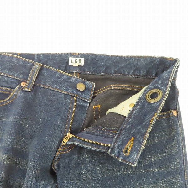実際に弊社で買取させて頂いたLGB/ルグランブルー フレア デニムパンツ 27の画像 2枚目