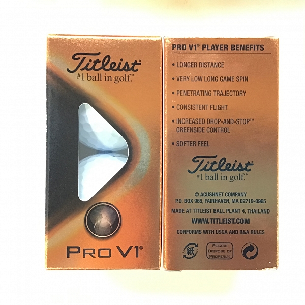 実際に弊社で買取させて頂いた（6）【未使用】Titleist/タイトリスト PRO V1 ゴルフボール 2ダースの画像 1枚目