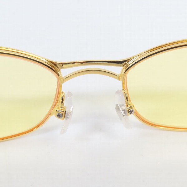 実際に弊社で買取させて頂いたJean Paul GAULTIER/ジャンポールゴルチエ サングラス/アイウェア/度入り 純チタンTi-P 56-0029の画像 4枚目