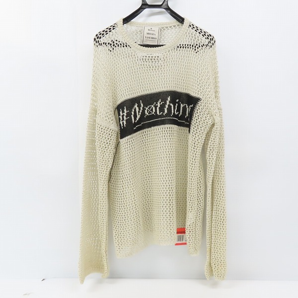実際に弊社で買取させて頂いたMaison MIHARA YASUHIRO/メゾンミハラヤスヒロ メッシュ ロングスリーブカットソー A00PO511/48