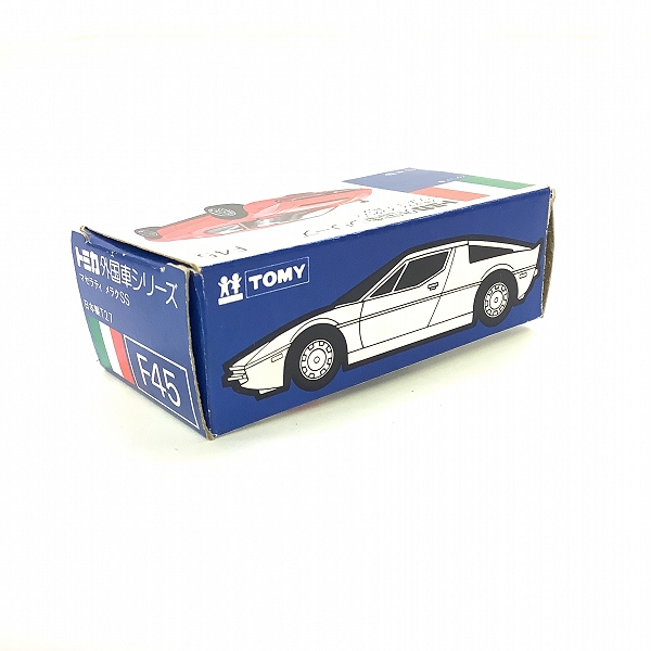 実際に弊社で買取させて頂いた(1)【空箱のみ】トミカ 外国車シリーズ 青箱 F45 マセラティ メラク SSの画像 3枚目