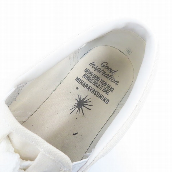 実際に弊社で買取させて頂いたMIHARA YASUHIRO × GU/ミハラヤスヒロ × ジーユー ローカットスニーカー 333537/27.0の画像 4枚目