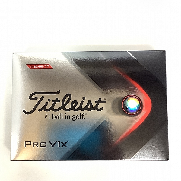実際に弊社で買取させて頂いた(1)【未使用】Titleist/タイトリスト PRO V1x ゴルフボール 1ダースの画像 2枚目