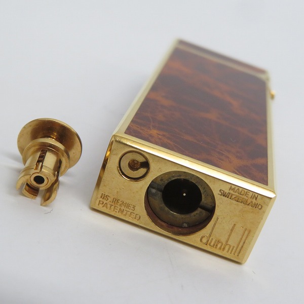 実際に弊社で買取させて頂いたdunhill/ダンヒル デミブラウン柄 ローラー ガスライターの画像 2枚目