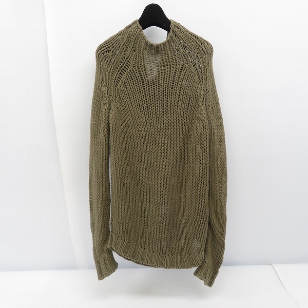 実際に弊社で買取させて頂いたBALMAIN/バルマン ローゲージ ニット トップス M647B852/XSの画像 1枚目