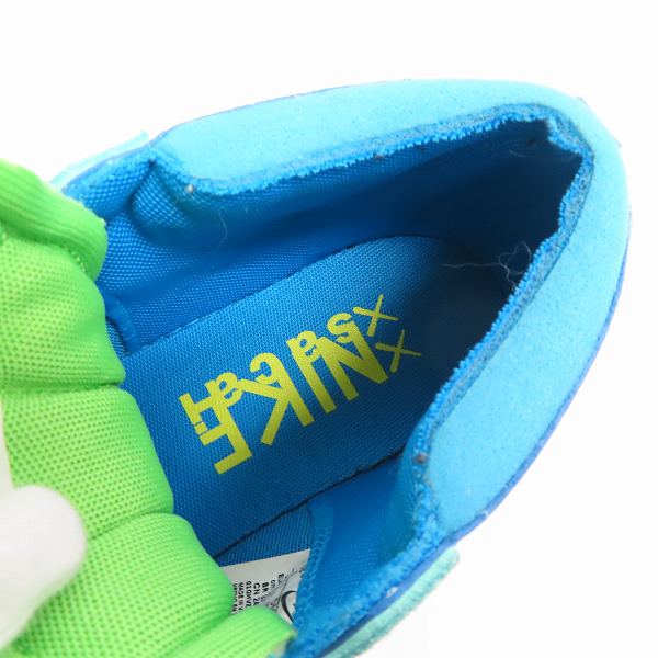 実際に弊社で買取させて頂いたKAWS×sacai×NIKE/カウズ×サカイ×ナイキ Blazer Low Neptune Blue DM7901-400/24の画像 4枚目