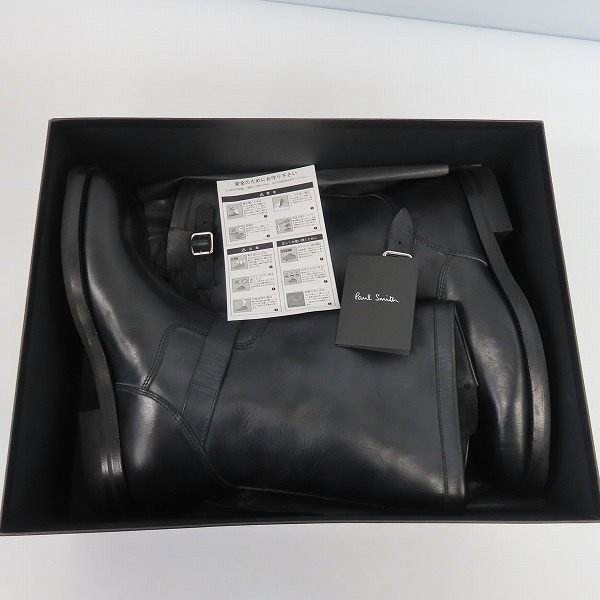 実際に弊社で買取させて頂いたPaul Smith/ポールスミス MARS 牛革/カウレザー エンジニアブーツ /8の画像 7枚目