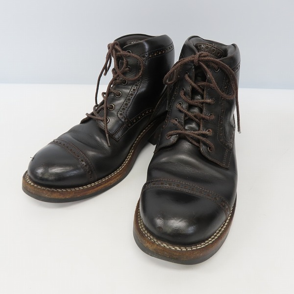 実際に弊社で買取させて頂いたTHE FLAT HEAD/フラットヘッド メダリオンレースアップブーツ  F-FB-002/8.5