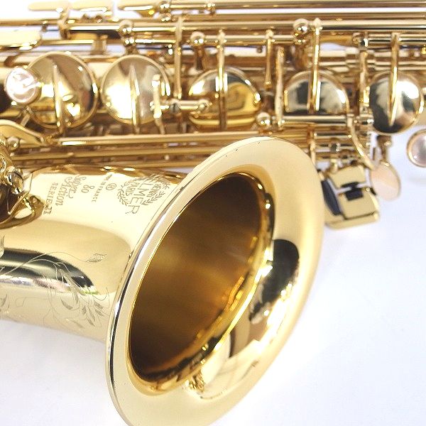 実際に弊社で買取させて頂いた★SELMER/セルマー アルトサックス SA80/Super Action 80 SERIE Ⅱ/シリーズ2  彫刻有り 70万台 ハードケース付の画像 2枚目