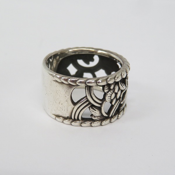 実際に弊社で買取させて頂いた【ギャラ付】Bloody Mary /ブラッディマリー 仏光万華鏡 Buddhist Lamp Ring L リング/21号の画像 4枚目