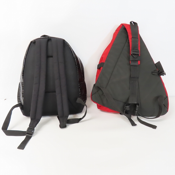 実際に弊社で買取させて頂いたManhattan Portage/マンハッタンポーテージ 型押し等 リュック/バックパック/2点セットの画像 1枚目