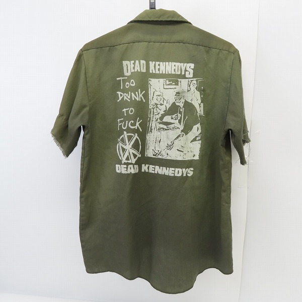 実際に弊社で買取させて頂いたDickies/ディッキーズ USA製 ヴィンテージ ビンテージ ワークシャツ/15-15.5の画像 1枚目