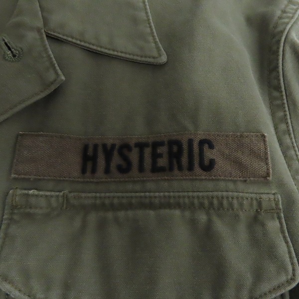 実際に弊社で買取させて頂いたアンチソーシャルソーシャルクラブ×ヒステリックグラマー 20SS ミリタリー シャツ 02201AH14/Lの画像 5枚目