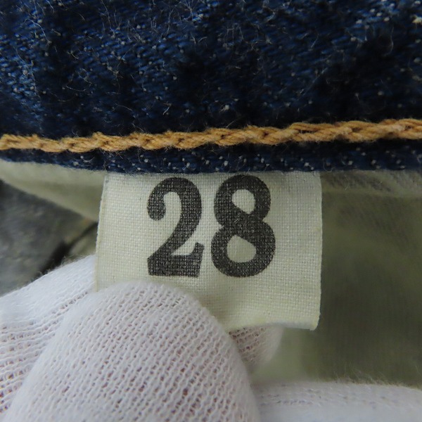 実際に弊社で買取させて頂いたDOUBLE WORKS/ダブルワークス 551 GRIPEER ZIPPER/グリッパージッパー デニムパンツ /28の画像 3枚目