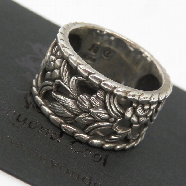 実際に弊社で買取させて頂いた【ギャラ付】Bloody Mary /ブラッディマリー 仏光万華鏡 Buddhist Lamp Ring L リング/21号