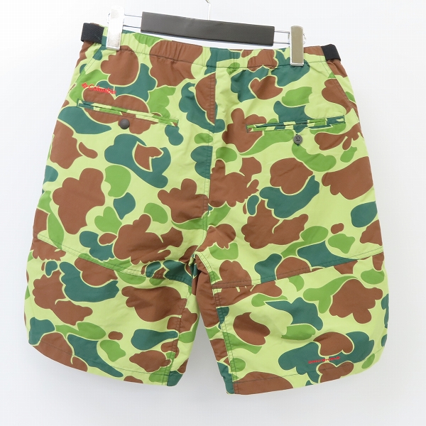 実際に弊社で買取させて頂いたColumbia×ATMOS LAB/コロンビア×アトモスラボ Pliny Peak Short ハーフパンツ 迷彩 カモ PM4420/Mの画像 1枚目