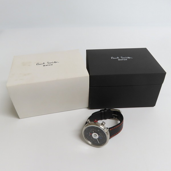 実際に弊社で買取させて頂いたPaul Smith/ポール・スミス サイクルクロノ クロノグラフ 腕時計/F508-S081238の画像 7枚目