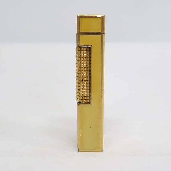 実際に弊社で買取させて頂いたdunhill/ダンヒル サイドローラーガスライター イエローの画像 3枚目