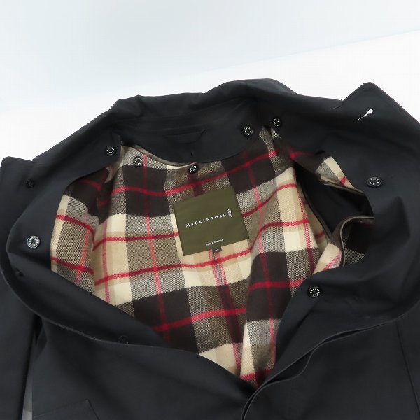 実際に弊社で買取させて頂いたMACKINTOSH LONDON/マッキントッシュ ロンドン ステンカラーコート スコットランド製 34の画像 5枚目