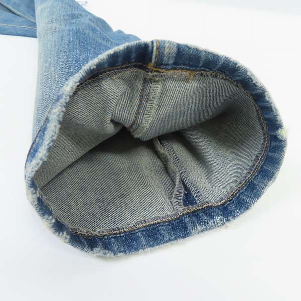 実際に弊社で買取させて頂いたHYDROGEN/ハイドロゲン インディゴ デニムパンツ ジーンズ 120200 DENIM SLIM/32の画像 9枚目