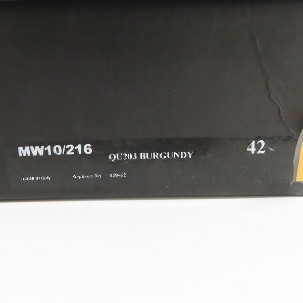 実際に弊社で買取させて頂いたDRIES VAN NOTEN/ドリス ヴァン ノッテン スウェードレザースニーカー 42の画像 9枚目