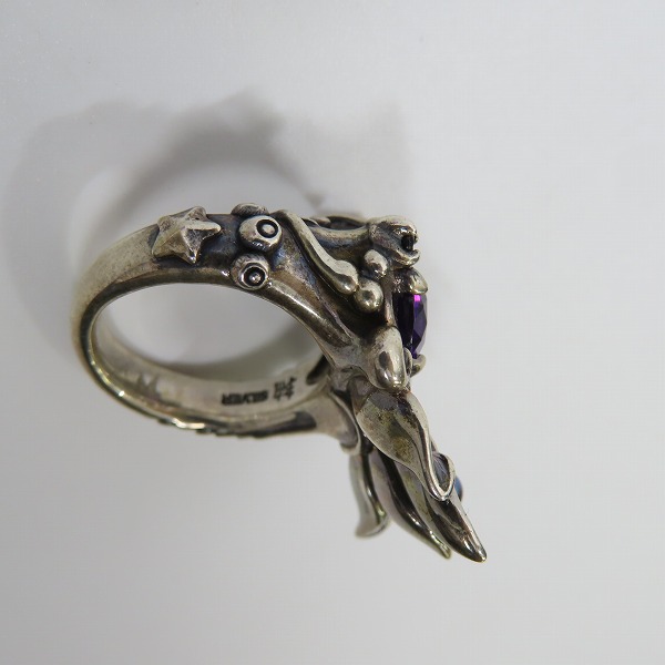 実際に弊社で買取させて頂いた【ギャラ付き】Bloody Mary/ブラッディマリー Luminescence Ring/ルミネセンス リング D0.01/7号の画像 4枚目