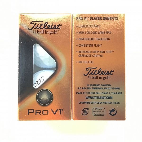 実際に弊社で買取させて頂いた（4）【未使用】Titleist/タイトリスト PRO V1 ゴルフボール2ダースの画像 1枚目