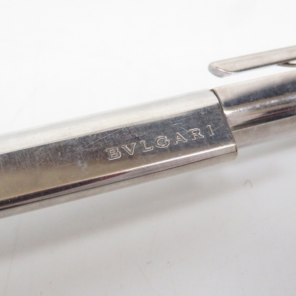 実際に弊社で買取させて頂いたBVLGARI/ブルガリ シルバーカラー 回転式 ボールペンの画像 1枚目