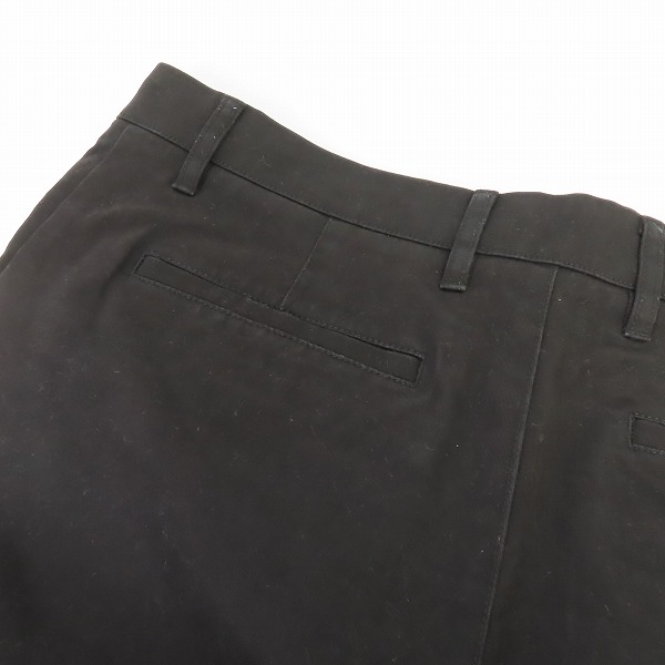 実際に弊社で買取させて頂いたLACOSTE/ラコステ スリムフィットチノパンツ ブラック HH9553/Lの画像 7枚目