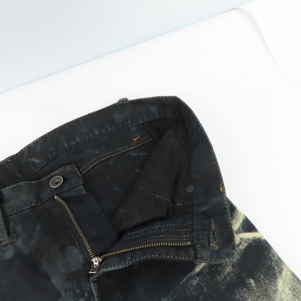 実際に弊社で買取させて頂いたLGB/ルグランブルー S-WOLF+BR-SKL 77709CI クラッシュデニムパンツ/28の画像 5枚目