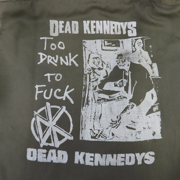 実際に弊社で買取させて頂いたDickies/ディッキーズ USA製 ヴィンテージ ビンテージ ワークシャツ/15-15.5の画像 4枚目