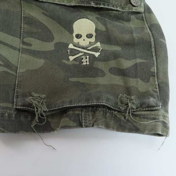 実際に弊社で買取させて頂いたHYDROGEN/ハイドロゲン カモフラ柄 カーゴ ショートパンツ/30の画像 8枚目