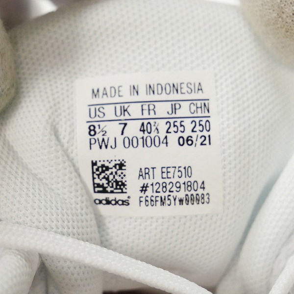 実際に弊社で買取させて頂いた【未使用】adidas/アディダス ア W ADVANCOURT BASE/ドバンコート ベース シューズ/スニーカー EE7510/25.5の画像 5枚目