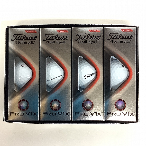 実際に弊社で買取させて頂いた(1)【未使用】Titleist/タイトリスト PRO V1x ゴルフボール 1ダース