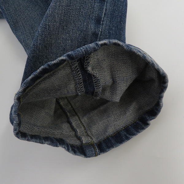 実際に弊社で買取させて頂いたNUMBER (N)INE DENIM × LOVELESS GUILD PRIME デニムパンツ ダメージ/リペア/ペイント加工/Lの画像 9枚目